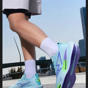 Running Shoes Carbon Board Speciality Marathon Men worn during road running performance